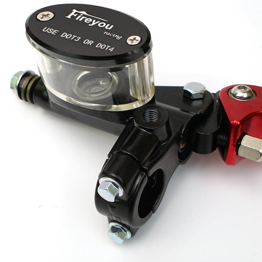 Pit Bike Motocykl skládací brzdová spojka s přední pumpou Pro CRF KLX YZF RMZ Dirt Bike Hydraulické páky hlavního válce