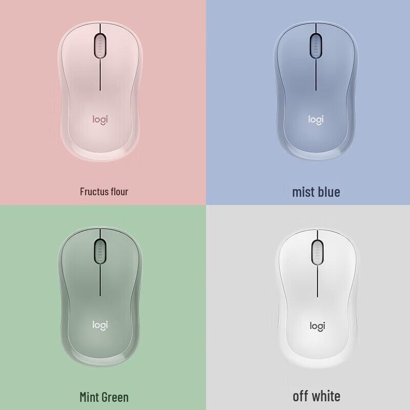 Logitech M221 Silent Wireless Mouse Fog Blue