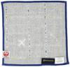 Marushin Hand JAL Japan Night 6205001900 Towel, Airlines, Flight, 25x25cm, 100% Cotton,