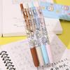 4 Stück niedlicher Cartoon-Chiikawa-neutraler, schnell trocknender Stift, Cartoon-Gelstift, kreatives, glattes Schreiben, Signaturstift, Schulbedarf