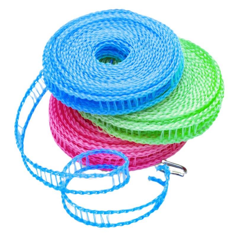 Thickened Anti-slip and Windproof Frail-type Clothes-drying Rope, 10-meter Clothes-drying Rope, Clothes-cooling Rope, Hanging Rope