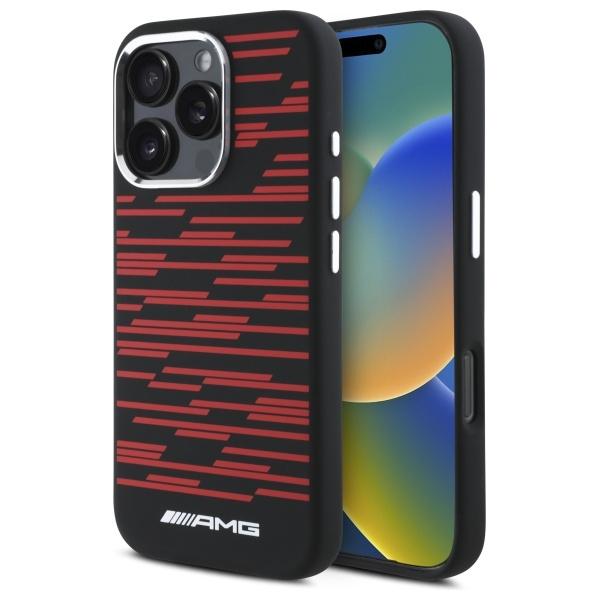 AMG AMHMP16X24SSRRK iPhone 16 Pro Max 6.9" Black/black Hardcase Silicone Graphics MagSafe