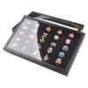 Fine Ring Storage Display Tray Jewelry Store Ring Display Box Clear Cover Wedding Jewelry Show Fashion Ring Show