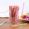 Boxed Set of Disposable Plastic Fruit and Dessert Forks