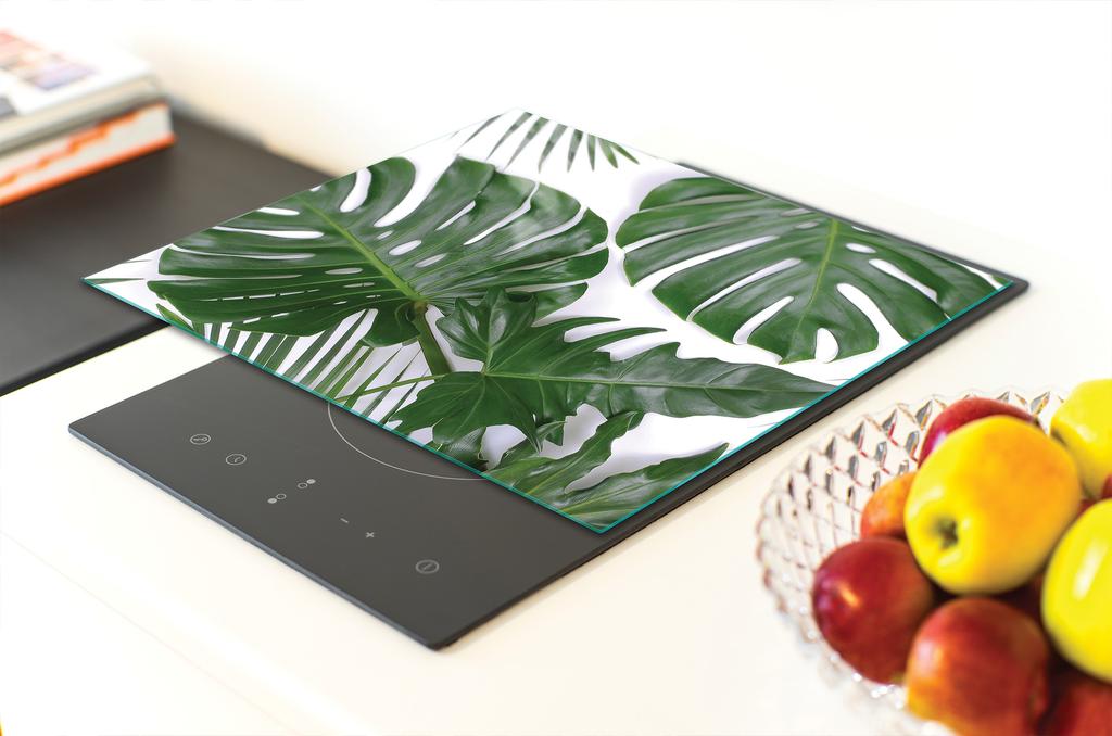 SZKLANA DESKA DO KROJENIA 40x30 MONSTERA
