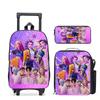 Kpop Witch Hunters Casual Backpack Digital Printing Men'S And Women'S Commuter Backpack Rod Backpack Student Bag