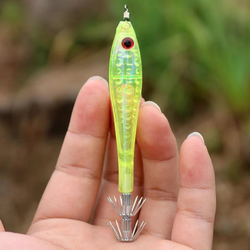 Squid  Fishing 5pc Lure 10cm 6g Fishing Baits 28 Hook Strong Hard Fishing Lures Hooks Fishing Tools for Squid
