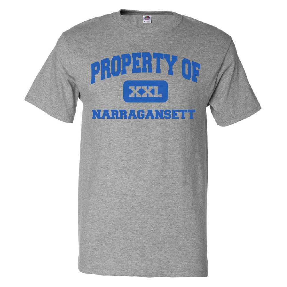 Camiseta Property of Narragansett Camiseta DivertidaSe abre en una nueva ventana o pestaña S