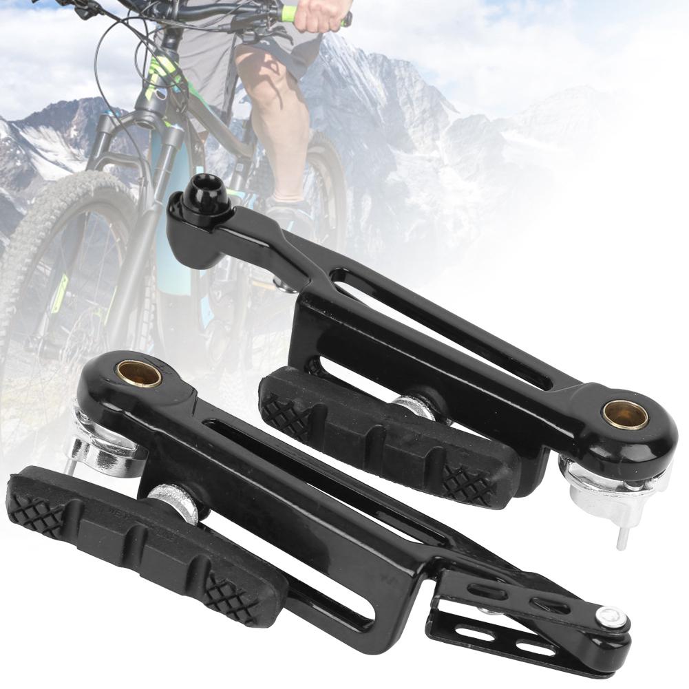 A Pair of Aluminium Alloy High Strength Black Folding Bike Long Arm V Brake 412 Modified Bicycle Accessory