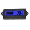 12 84V GY 6G Battery Power LCD Display Voltage Meter Voltmeter with Light Alarm (Blue Light)