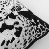 Light Luxury Black And White Embroidery Leopard Pillow Cover Living Room Sofa Cushion Cover Decorative Pillow Sham