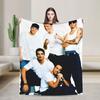 BSB Backstreet Boys Band Flannel Blanket Soft Bedding Throws for Couch Bed Camping Street Trend Bedspread Sofa Bed Cover