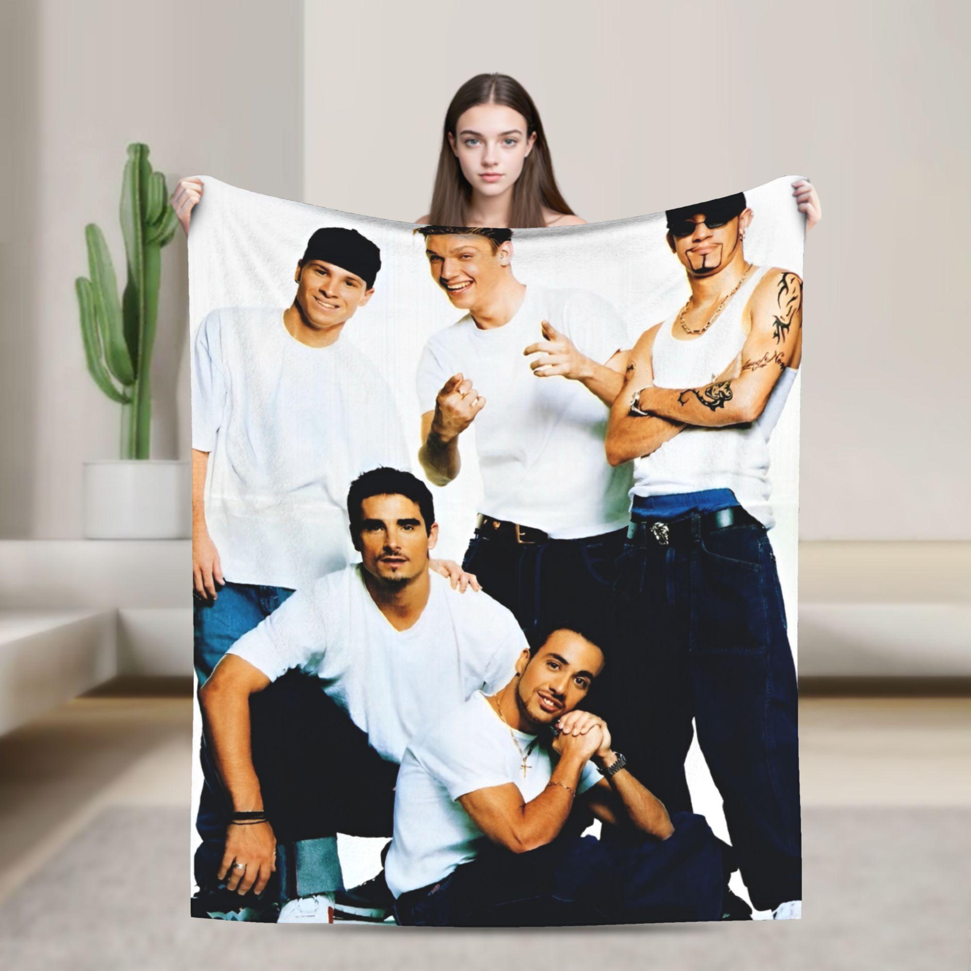 BSB Backstreet Boys Band Blanket Quality Soft  Throw Blanket Winter Travel Office Bedroom Print Bedspread 30x40in