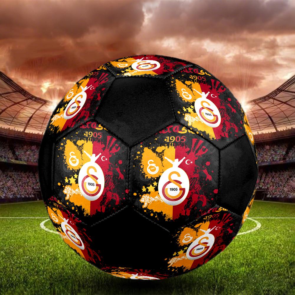 Galatasaray Indoor Soccer Ball Colorful Machine Stitched PVC Size 5 Team Training Competition Ready Durable High-Bounce Cool Sports Gift