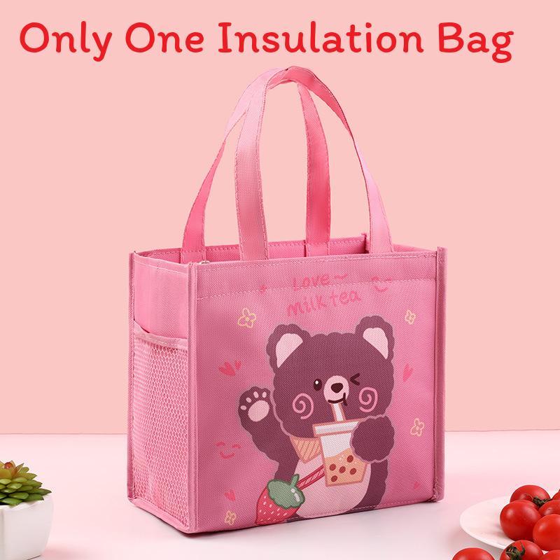 Cartoon-isolierte Lunchtasche für Schüler und Büroangestellte aus Aluminiumfolienmaterial