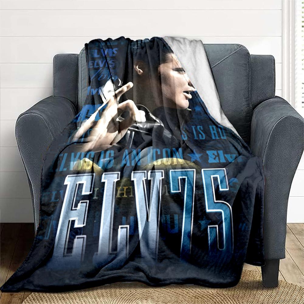 Elvis Presley Blanket Warmthful Decor Suitable For Office Couch Office Chair Allseason Use Stylish Decor Ideal Gift For Birthday Valentine'S Day