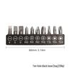 Magnetic S2 Steel Hardened Hex Ball Head Air Driver Bit 1/4" Pneumatic Screwdriver Attachment