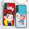 F-Fujiya M-Milky P-Peko C-chan Cartoon Phone Case For Samsung Galaxy S22 S25 Ultra S21 S10 Plus S26 Edge S20 S23 S24 FE Cove
