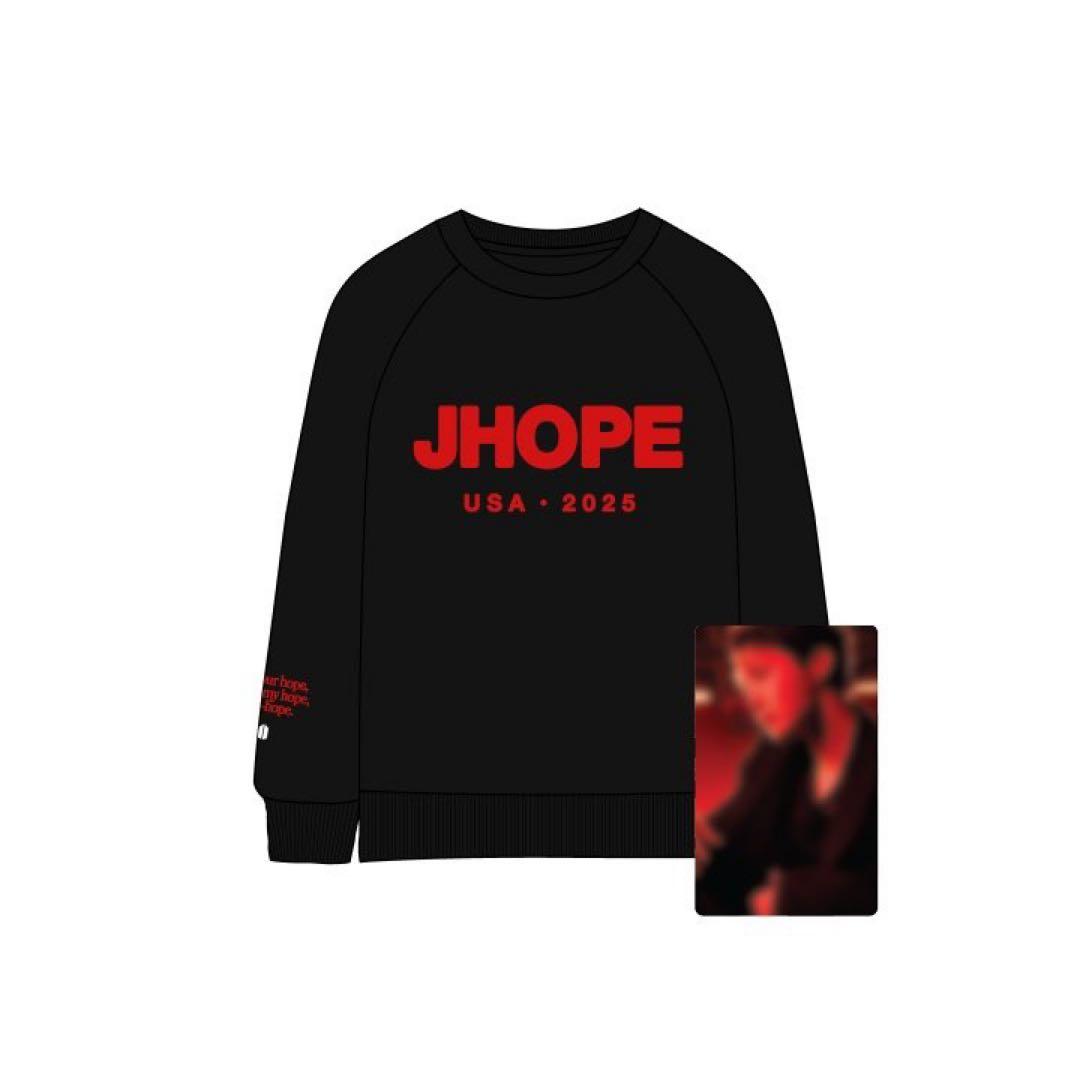 

[Б/У] Свитшот BTS Hope on the Stage с круглым вырезом, размер M