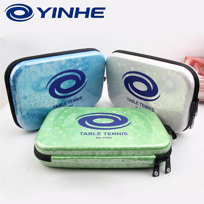 YINHE Brushed Hard Shell Table Tennis Paddle Case