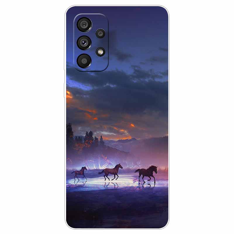 For Samsung A33 5G Case 2022 TPU Soft Printing Clear Slim Silicone Coque Cover for Samsung GalaxyA33 5G Cases Para Shell A 33 5G