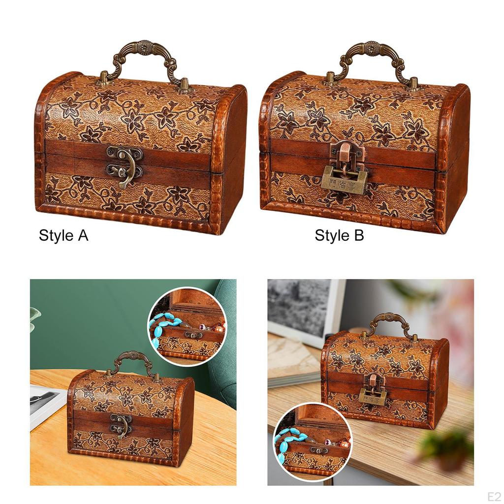 Wooden Jewelry Organizer for Earrings and Necklaces