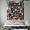 Space Wall Tapestry Aesthetic Wall Hanging Printed Fabric Blanket Decorative Tapestries for Bedroom Living Room Home Decor