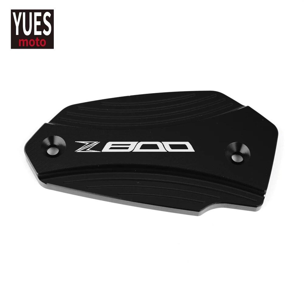Motorcycle Accessories CNC Front & Rear Brake Fluid Cylinder Master Reservoir Cover Cap Black For KAWASAKI Z800 Z 800