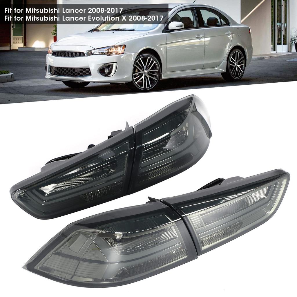 Brake Lamp LED Tail Lights Parking Light  Full LED Dynamic Tail Lights Smoke Lens Fit for  Lancer/Evo X 2008-2017