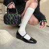 Sheepskin Version~ Xiaoxiangfeng Genuine Leather Soft-soled Mary Jane Shoes Women's Inner Height Increase Thick-soled Small Leather Shoes Shallow M