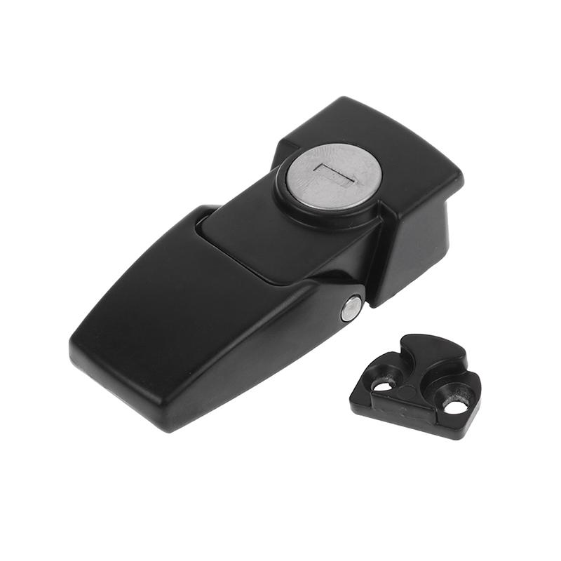 High Quality Cabinet Black Coated Metal Hasp Latch Dk604 Security Toggle Lock With Two Keys