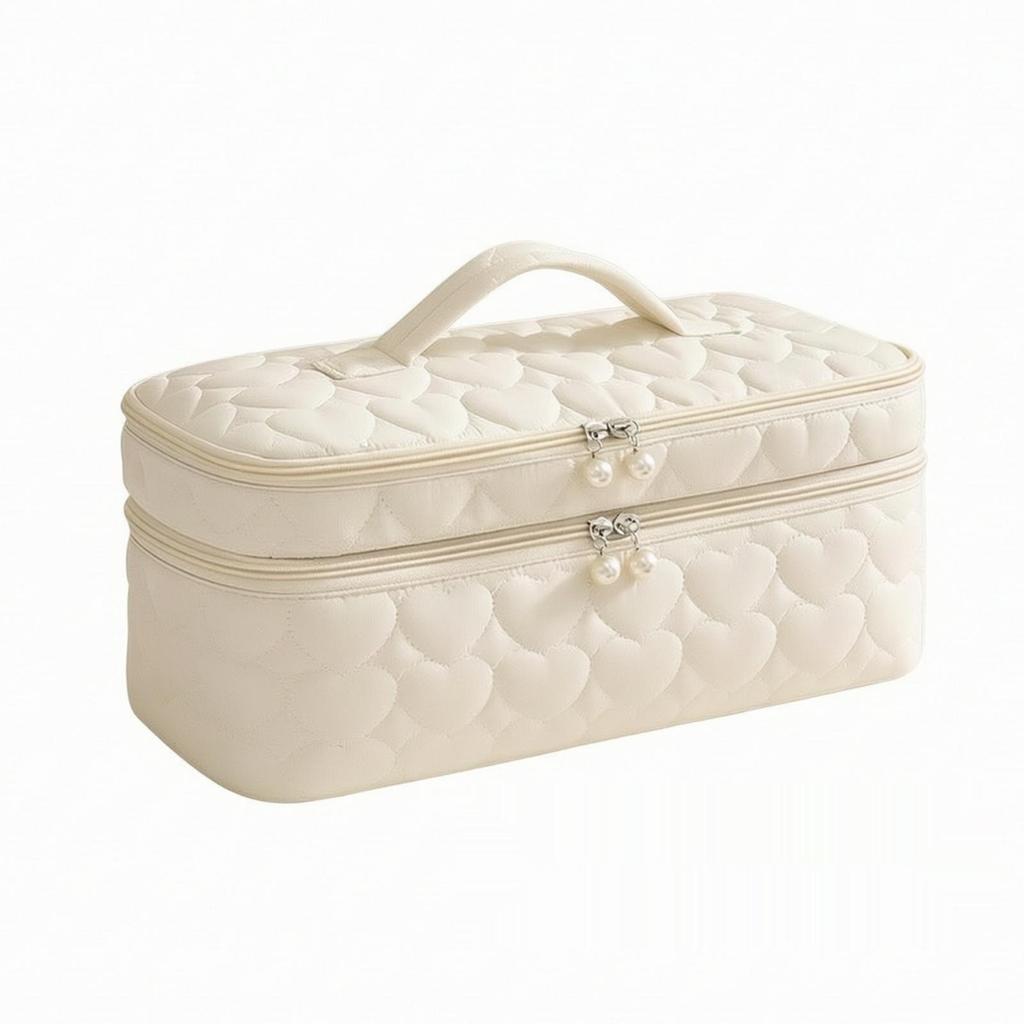 Cosmetic Travel Organizer Multi-Compartment Polyester Bag