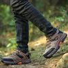  Brand Men's Hiking Shoes Suede Leather Outdoor Shoes Wear-resistant Men Trekking Walking Hunting Tactical Sneakers