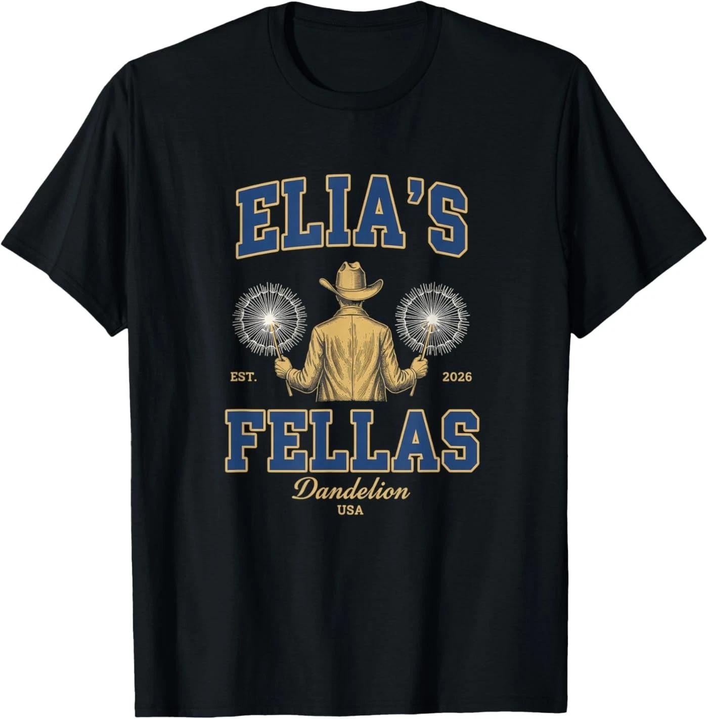 Футболка Elia s Fellas Dandelion USA Смешной Западный Парень 110