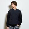 CUSTOMUS Square Quilted Mix Heavy French Terry Oversized Sweatshirt Cts22Wkmta46