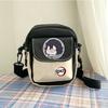 Giappone cartoni animati fumetti Demon Slayer borsa a tracolla casual portamonete color-block custodia per telefono 7566