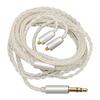 Silver Plated Copper Headphone Cable Replacement 8 Stranded Braiding Headphone Sound Cable for