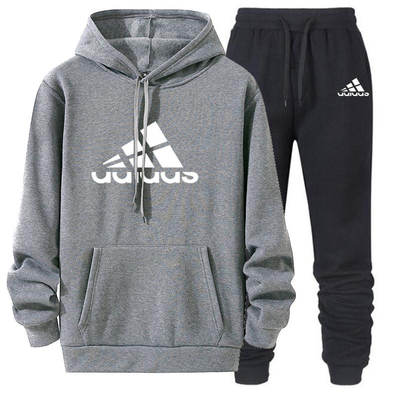 Buy New Tracksuit Men sets Print Hooded 