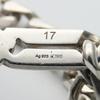 Used GUCCI Bracelet Knot Infinity 17 Silver925 25.6g Silver Chain