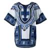 Unisex African Prints Dress Cotton Dashiki Shirt Ethnic Caftan