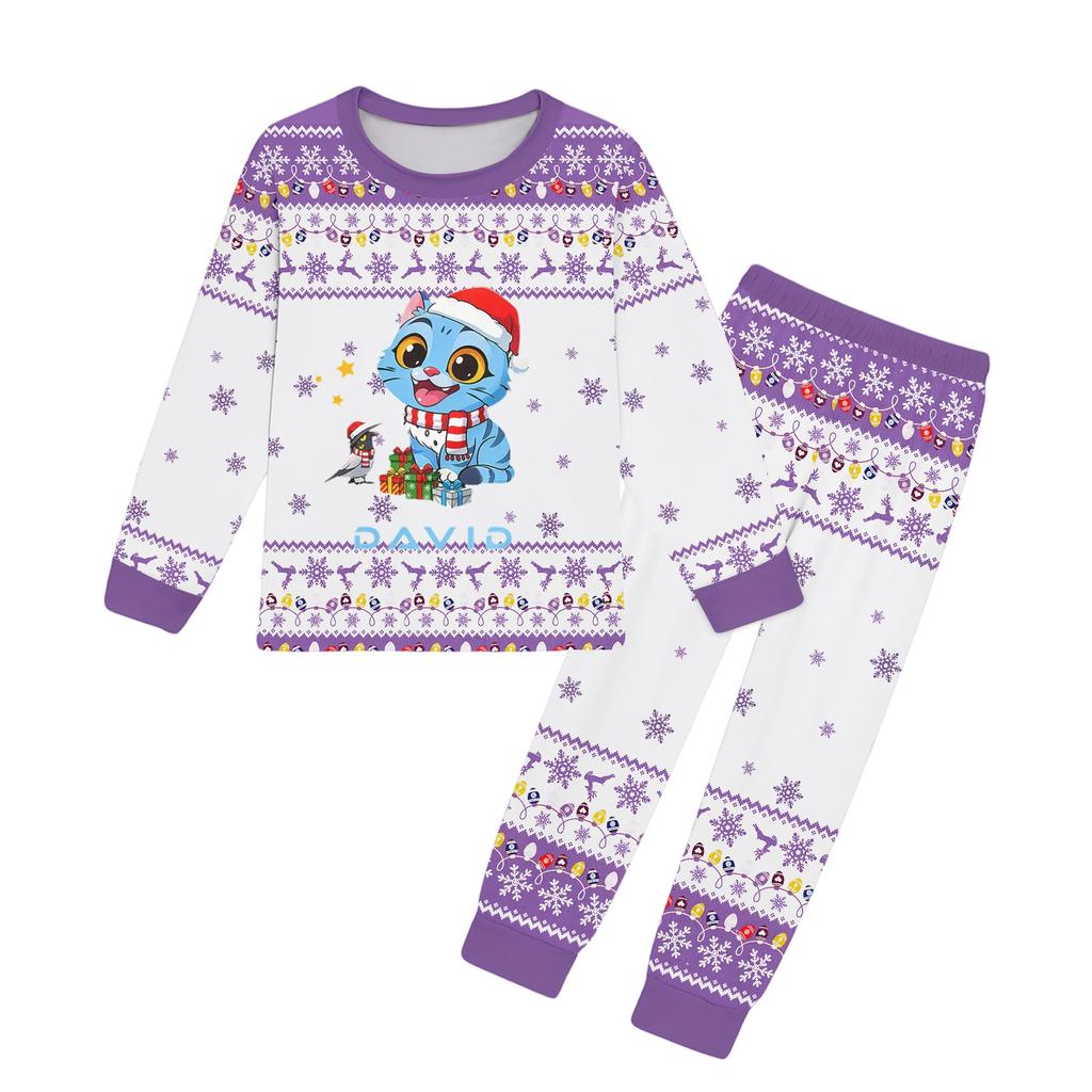 Girls Pants Set Kids Tee Shirt 2PCS Long Sleeve Cartoon Clothing Outfit