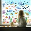 Ocean World, Cartoon Stickers, Living Room Bedroom, Children's Room Decoration Stickers, Moisture-proof Wall Stickers, Home Decoration Stickers