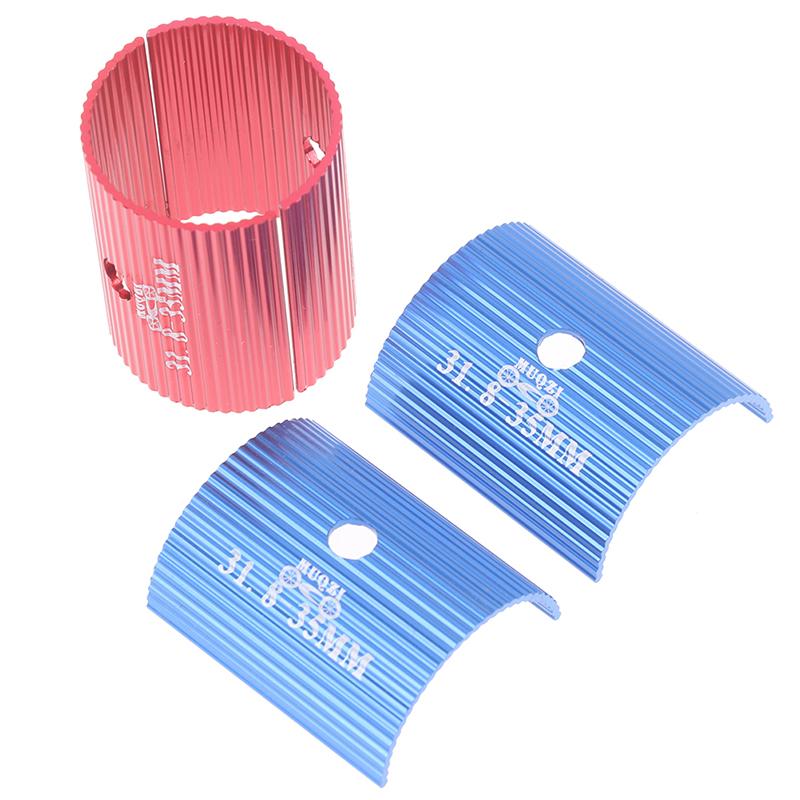 1Pair Bike Handlebar Conversion Shim 31.8Mm To 35Mm Aperture Adjust Adapte