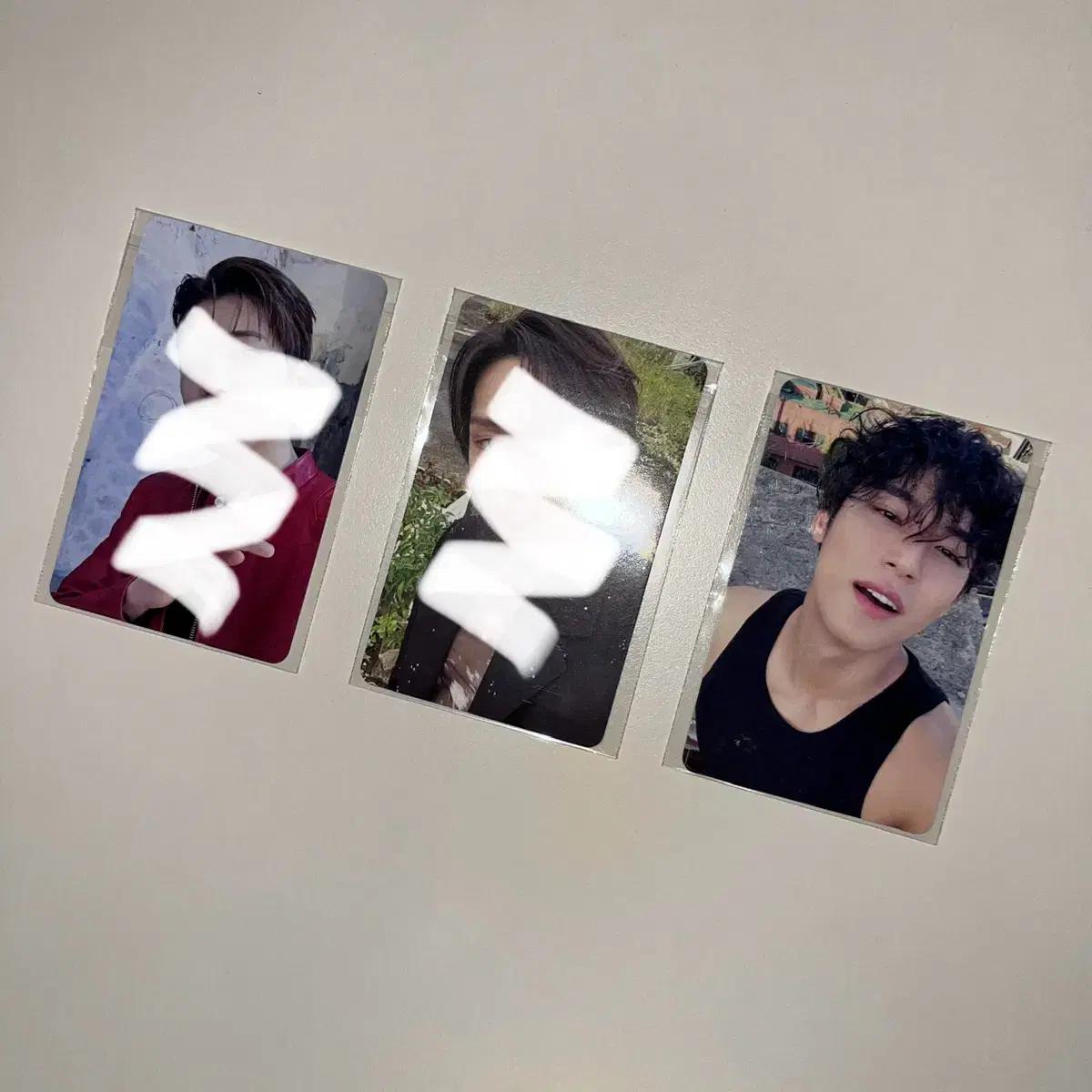 

Нераспечатанная юбилейная фотокарточка Seventeen Мингю к 10-летию, Kyobo Mungyo