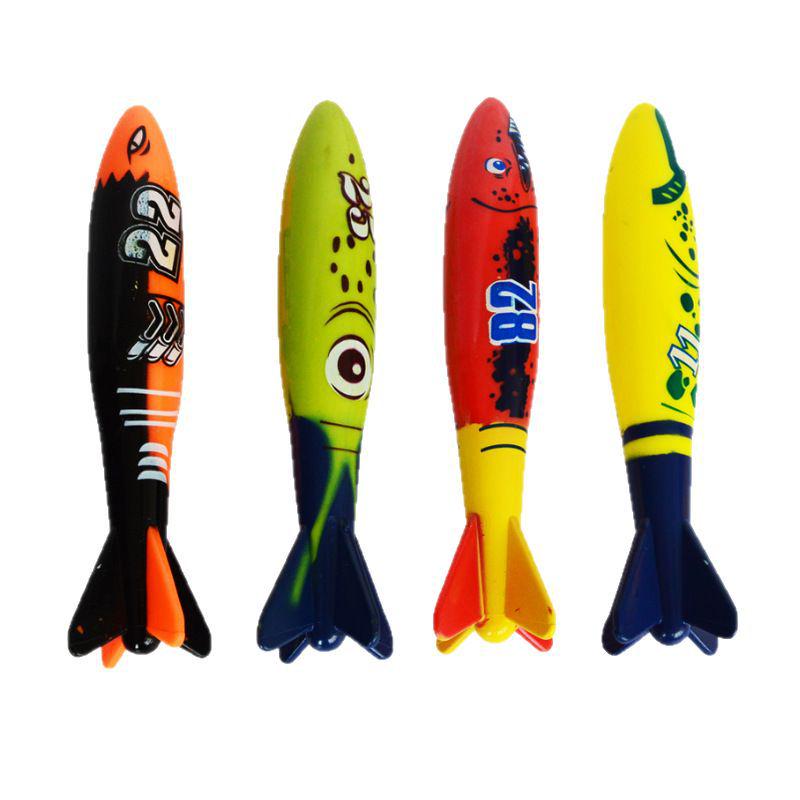 Underwater Training & Treasure Hunt Toy Torpedo for Kids' Pool Play