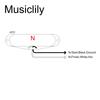 Musiclily Pro Alnico 5 Single Coil Neck for Telecaster Electric Chrome TL-50S Pickup, PU, 8.2K, Guitars,