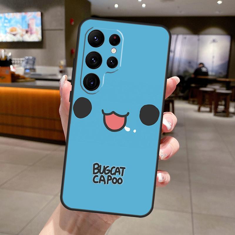 Love Comic Cat Bugcat Capoo Case For Samsung Galaxy S23 Ultra S20 FE S21 FE S8 S9 S10 Plus Note 10 20 S22 Ultra Cover