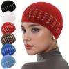 Prodyšné krajkové síťky na vlasy, pružné pletené čepice beanie, ručně tkané síťky na vlasy.