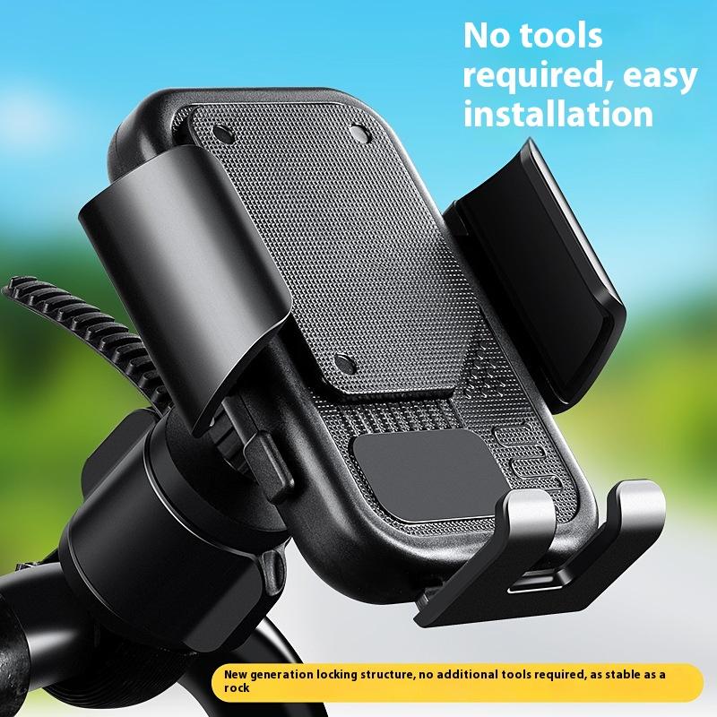 Universal Shockproof Motorcycle Multifunctional Phone Holder Bike Riding Cellphone Mount Anti-Fall Mount Holders