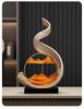 Elegant Flowing Sand Painting Ornament - High-End Decor for Living Room, TV Cabinet, Office, or Housewarming Gift